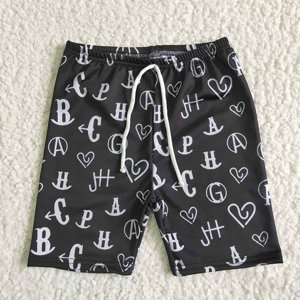 Cowkid Western Cattle Brand Shorts